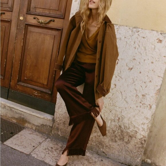 NEW NWT DÔEN Pascual Quilted Jacket Willow Bark Floral Cotton Size L - Picture 5 of 12